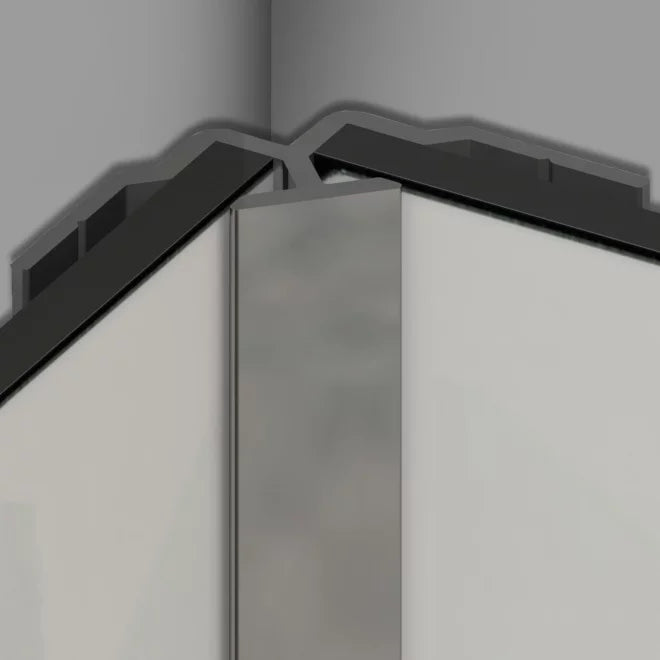 Kinewall Closing L Profile - Silver