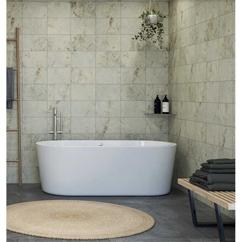 Nuance Tongue & Groove Panel - 2420 x 600 x 11mm - Amber Tile