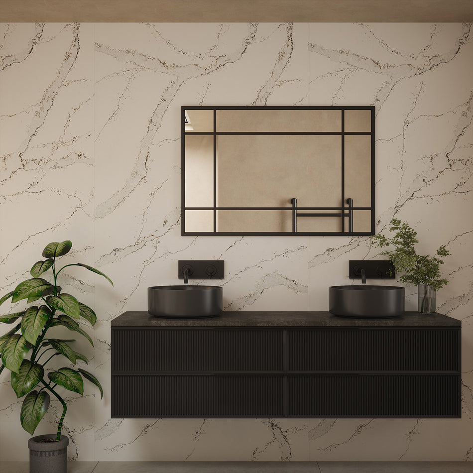 Nuance Tongue & Groove Panel - 2420 x 1220 x 11mm - Calacatta Volegno