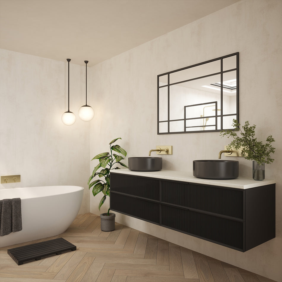 Nuance Finishing Panel - 2420 x 160 x 11mm - Warm Plaster