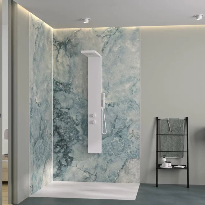 Kinewall Panel - 2500x1250mm - Blue Grey Marble