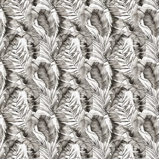 Kinewall Panel - 2500x1250mm - Banana Trees Black & White