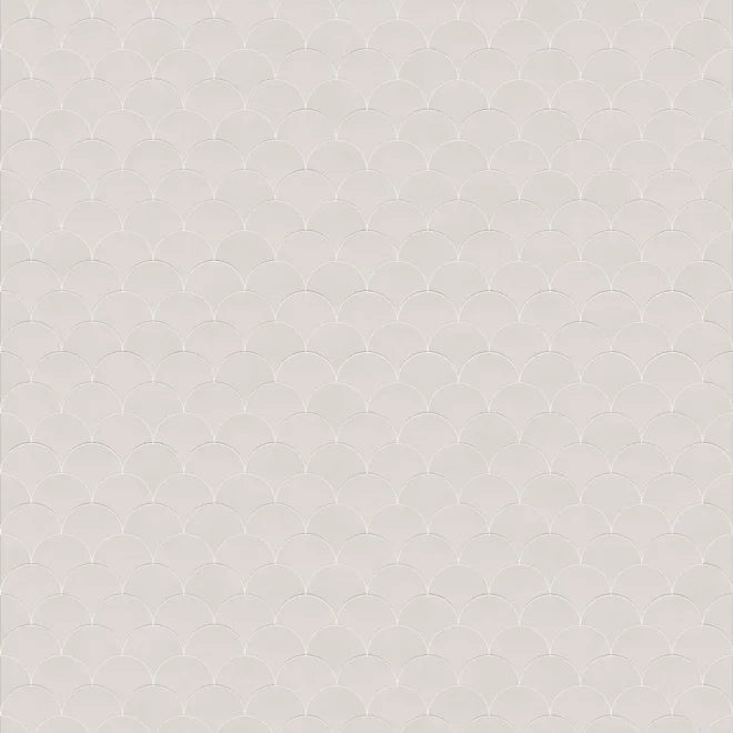 Kinewall Panel - 2500x1250mm - Beige Scalloped Edge