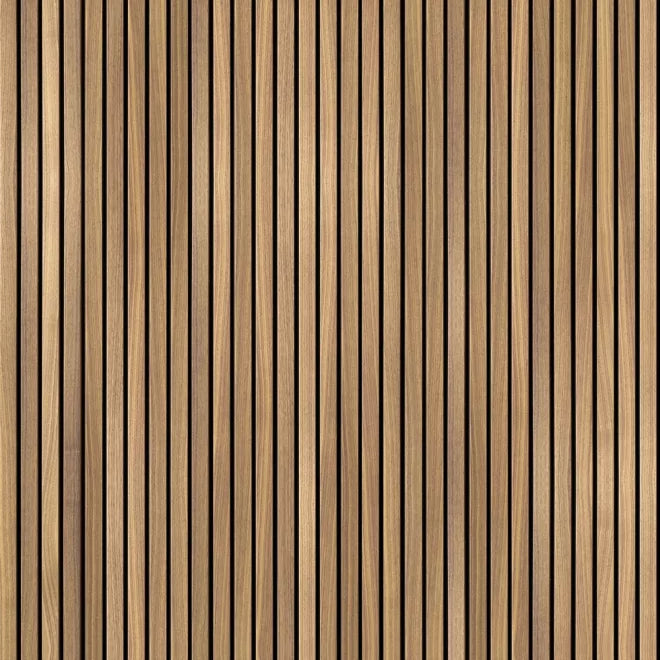 Kinewall Panel - 2500x1250mm - Vertical Wood Design