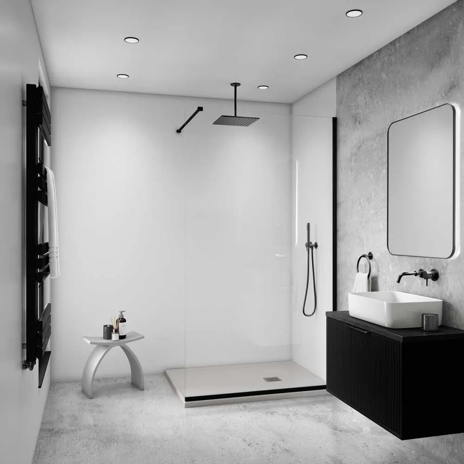 Decorwall Maxi Panel - 2400x900mm - Gloss White