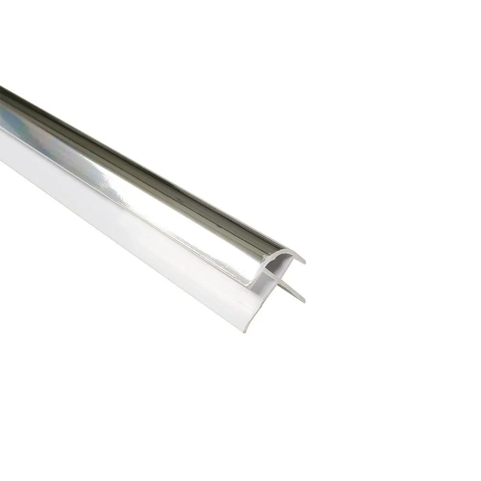 Decorwall Maxi Panel - Plastic External Profile - Chrome